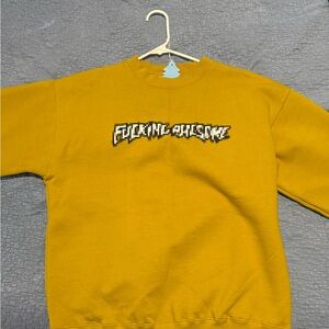 FA Golden Yellow Men's Crewneck Sweater